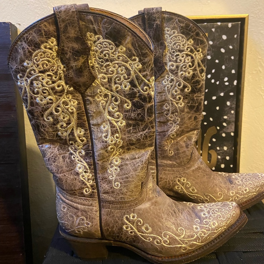 Corral Teens cowboy boots